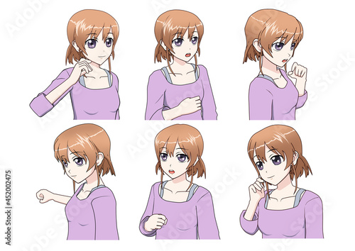 女学生Aセット　私服-3