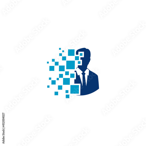 job transformation vector logo template