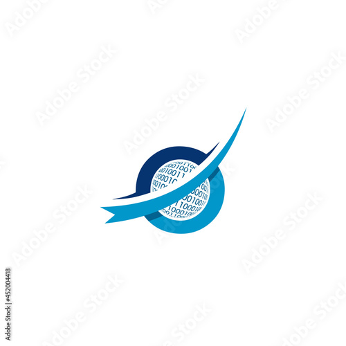 smart business solution vector logo template
