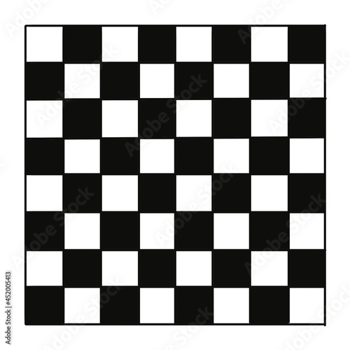 Illustration checkers table art pattern texture for fabric and wallpaper, Black and white square pattern background