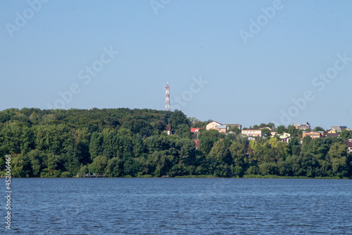 Ternopil became in August and the general view of the city photo