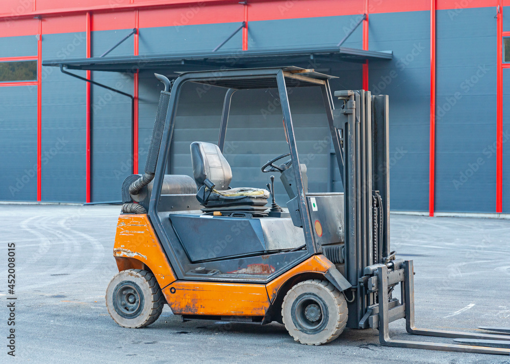 Forklift Truck Outside