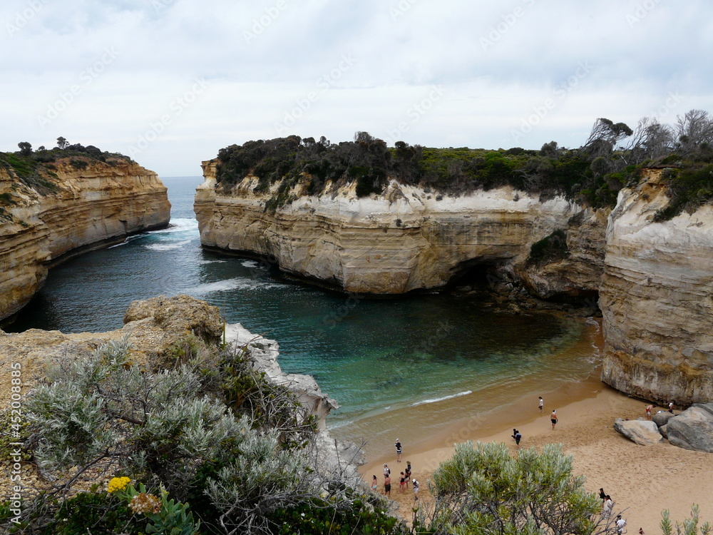A view from the Great Ocean road in Australia