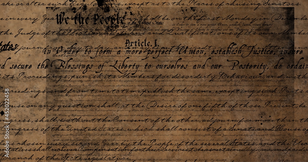 Written constitution of the United States 4k