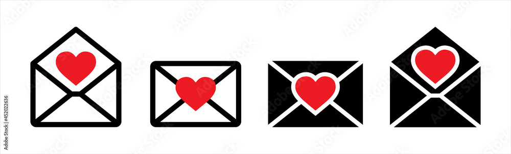 Love message icon. Black love message vector illustration. Valentine love message icon. Mail icon. Mail read unread icon vector illustration. Love message icon. Black love message vector illustration. Valentine love message icon. Mail icon. Mail read unread icon vector illustration.