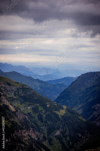 Amazing scenery and typical landscape in Austria - the Austrian Alps - travel photography