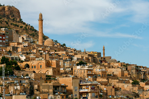View over the old city of Mardin, Turkey. photo