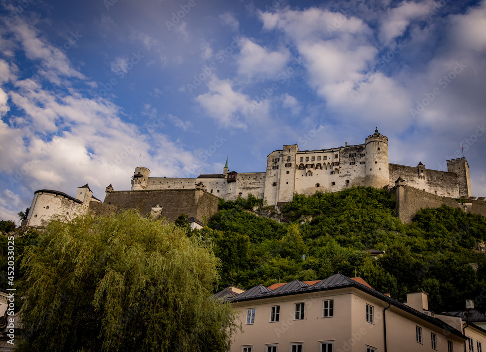 The fortress of Salzburg Austria called Hohensalzburg - travel photography