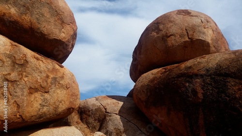 Boulders in the Australian outback