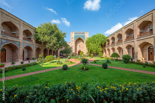 Historical theological school of Kukeldash Madrasah, in Tashkent, Uzbekistan.