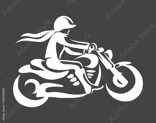 Lady motorcycle rider1