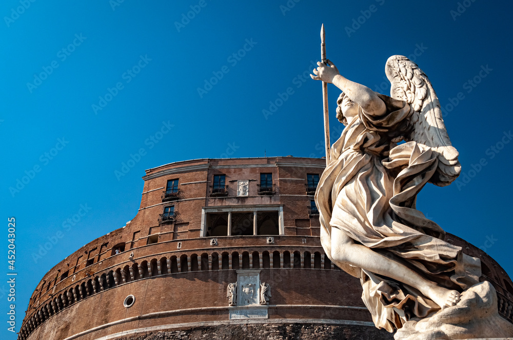 Fotografie The Sant Angelo Bridge in Rome