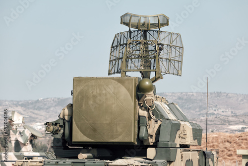 Billede på lærred Anti-aircraft surface to air missile system