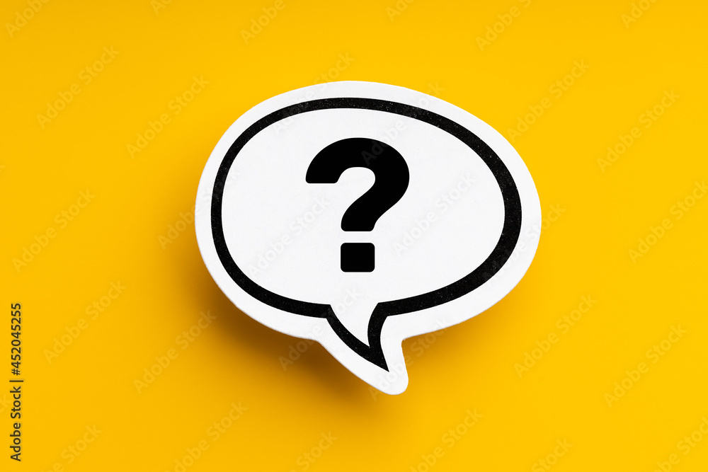 Question Mark Speech Bubble Question Mark Speech Bubble