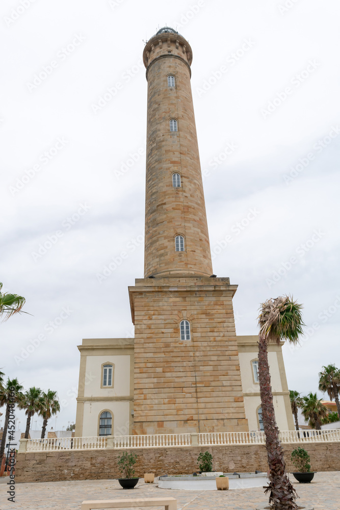 The Chipiona Lighthouse: the highest in Spain and the fifth in the world, in the province of Cádiz. Andalusia. Spain. Europe.

