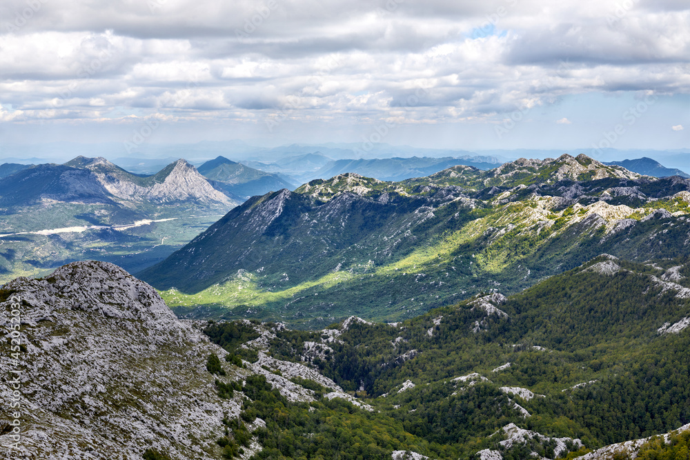 Mountains view from the Sveti Jure peak 1762 a.s.l. Mountains view from the Sveti Jure peak 1762 a.s.l.
