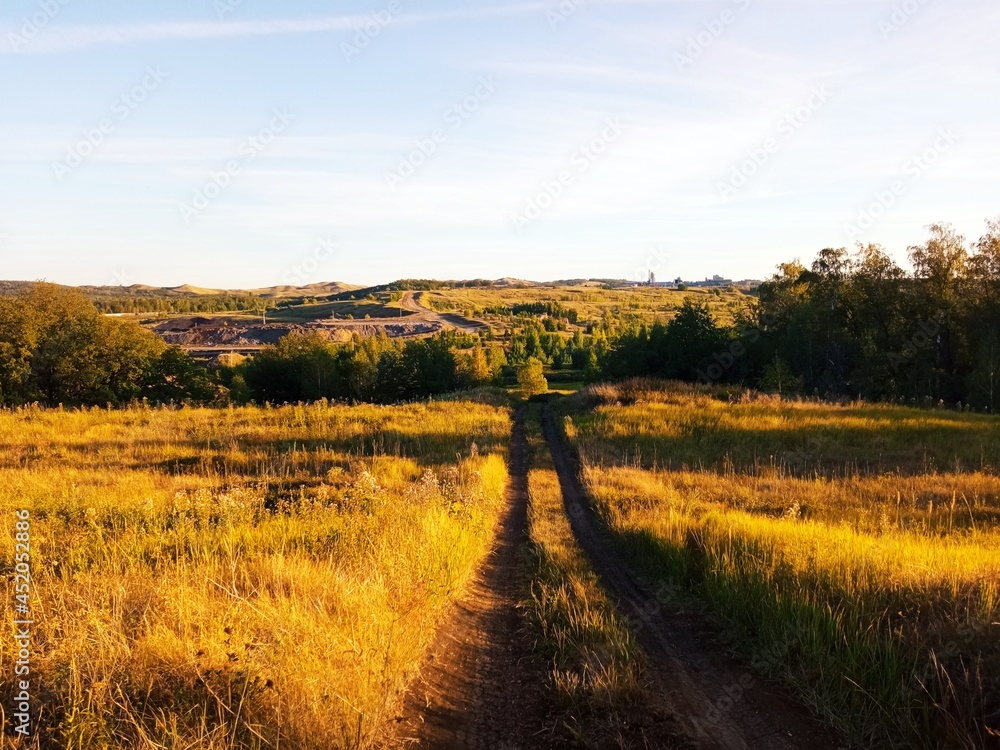 Obraz premium landscape with river