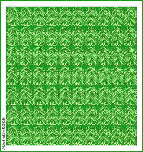 Islamic art vector design and Kiswa Kaaba calligraphy or Kaaba Cover Design