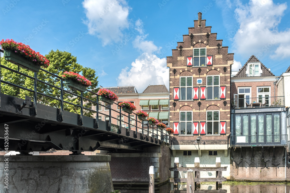 Fototapeta premium Peterbrug in Gorinchem, (Gorkum), Zuid-Holland Province, The Netherlands