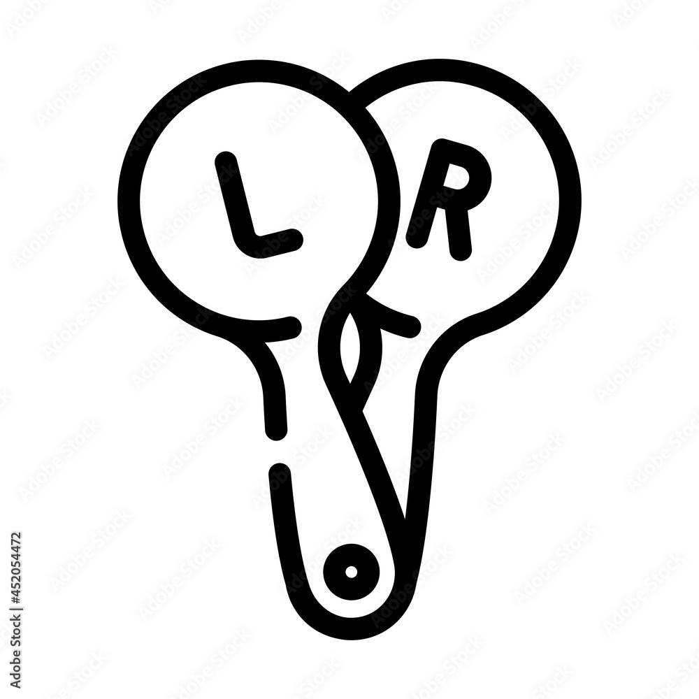 shoulder blades ophthalmology line icon vector. shoulder blades ophthalmology sign. isolated contour symbol black illustration shoulder blades ophthalmology line icon vector. shoulder blades ophthalmology sign. isolated contour symbol black illustration