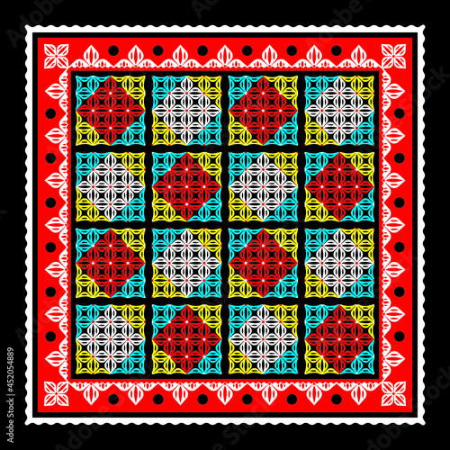 seamless pattern design and bedsheet pattern design or cultural textile desings