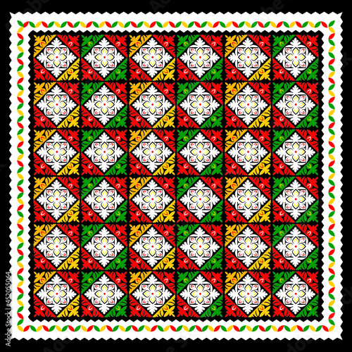seamless pattern design and bedsheet pattern design or cultural textile desings