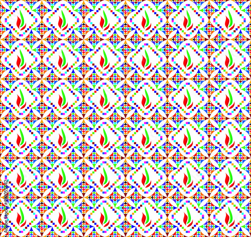 seamless pattern design and bedsheet pattern design or cultural textile desings