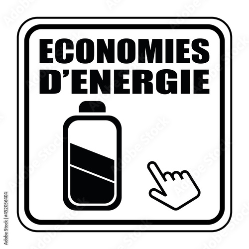 Logo économies d'énergie.