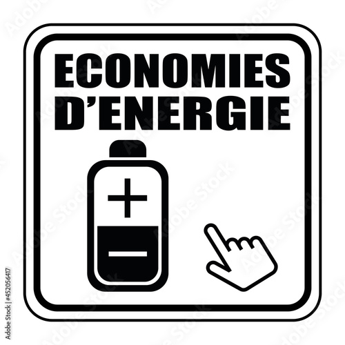 Logo économies d'énergie.