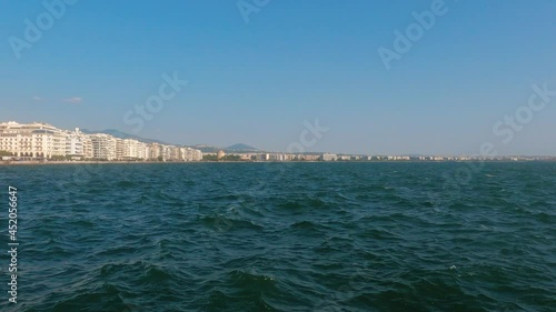 Wallpaper Mural Scenes from a boat traveling from Thessaloniki city Torontodigital.ca