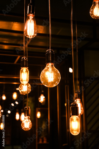 lamps in the night