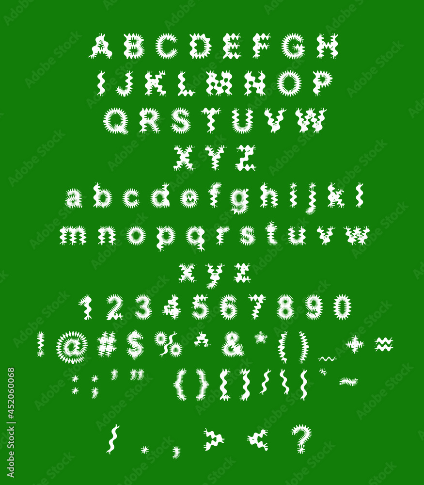 Vetor de Amazing Vector Fonts Design and Modern Font Vector Design do ...