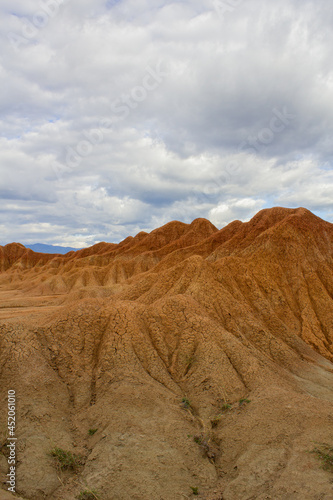 red dunes in the desert