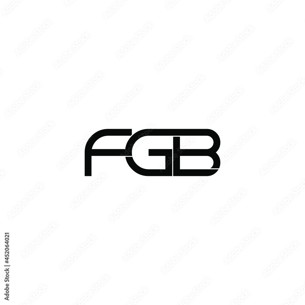 fgb letter initial monogram logo design fgb letter initial monogram logo design