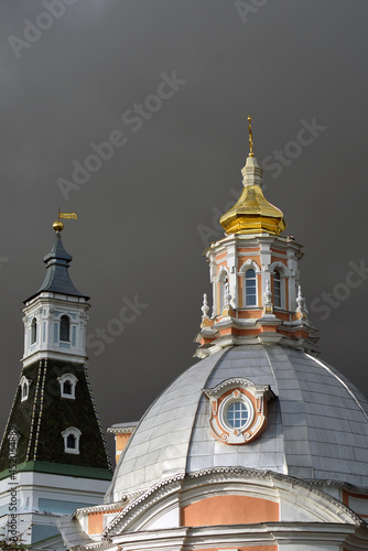 View of the Trinity Sergius Lavra. Poopular touristic landmark, UNESCO World Heritage Site.	 photo