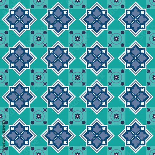 pretty aquamarine tiles