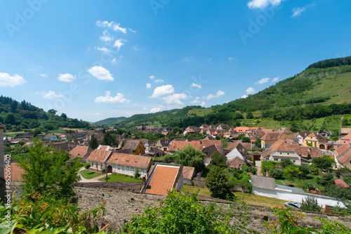 Biertan village in Sibiu County, Romania
