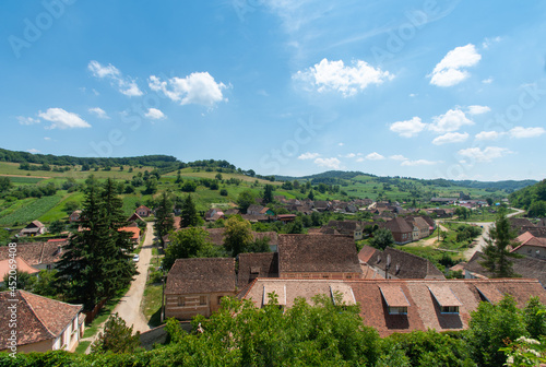 Biertan village in Sibiu County, Romania