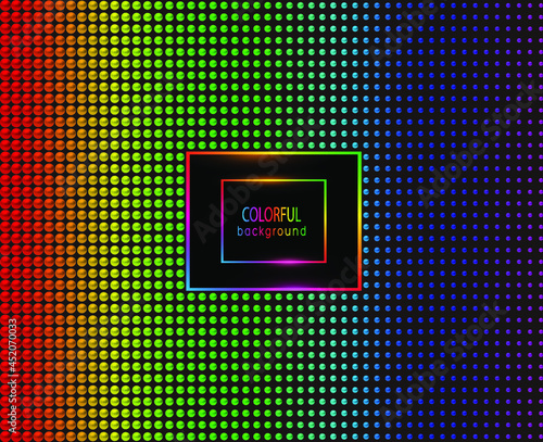 Colorful luxury background with 3D beads. Vector illustration.