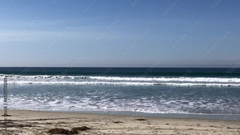 Waves Breaking at Mission Beach Waves Breaking at Mission Beach
