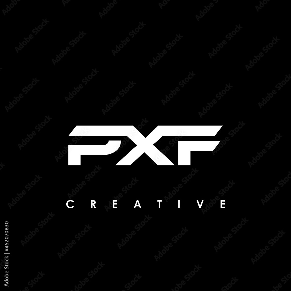 PXF Letter Initial Logo Design Template Vector Illustration PXF Letter Initial Logo Design Template Vector Illustration