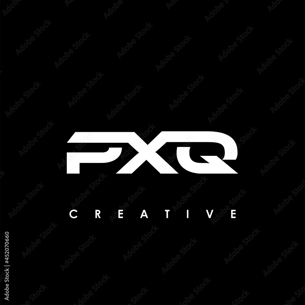 Obraz premium PXQ Letter Initial Logo Design Template Vector Illustration