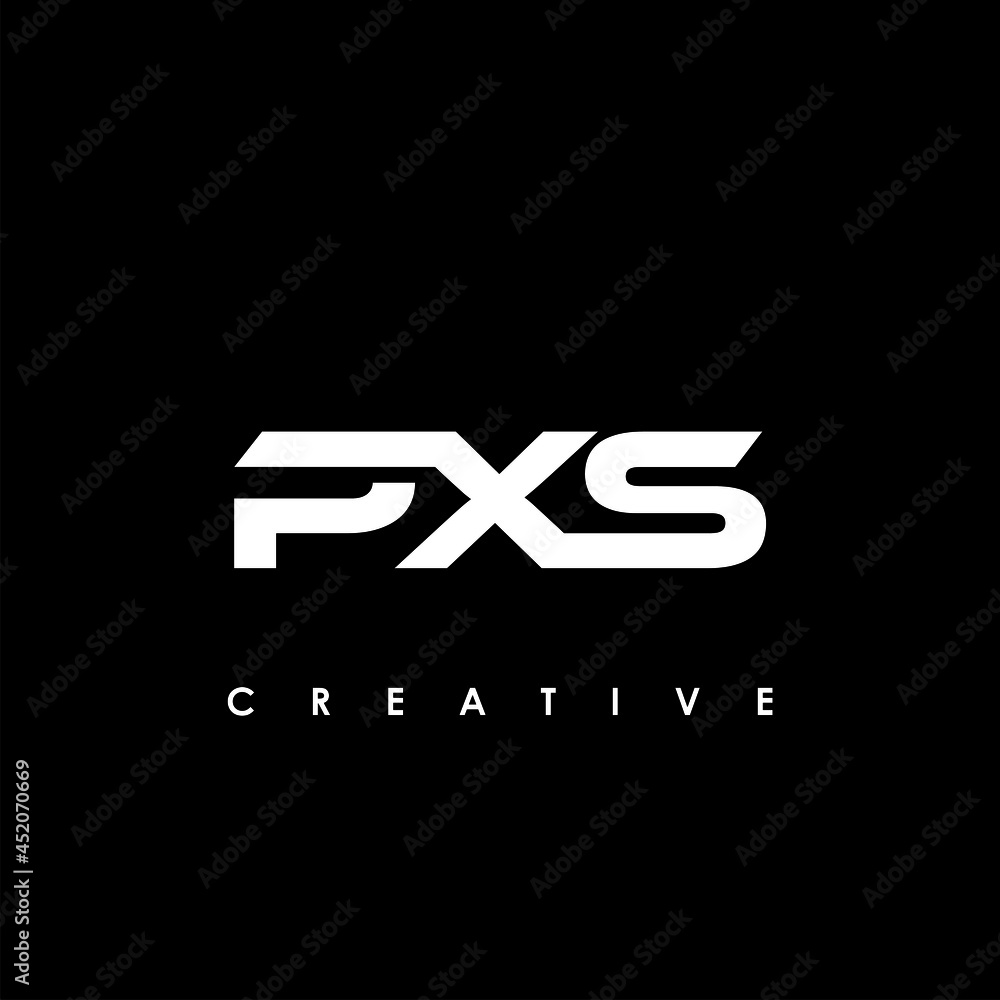 PXS Letter Initial Logo Design Template Vector Illustration