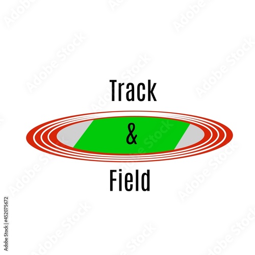 Illustration Vector Graphic of Track and Field Symbol Perfect for Sport Banner,Poster,etc.