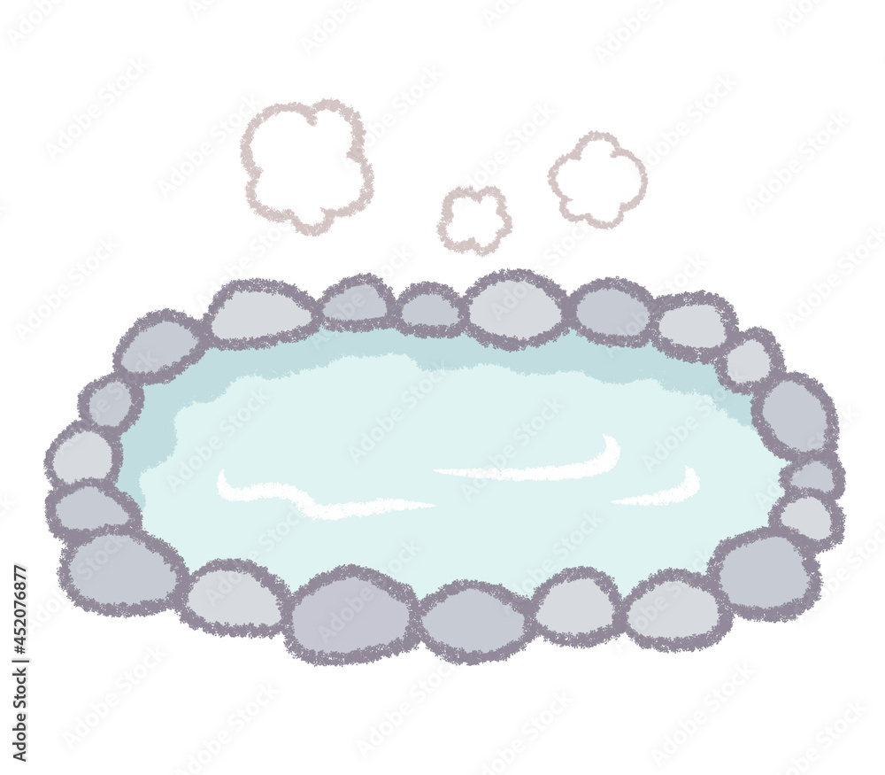 Obraz premium 露天風呂