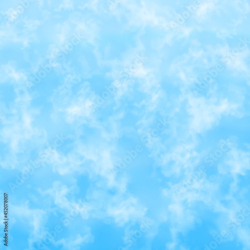 Blue sky with clouds wallpaper