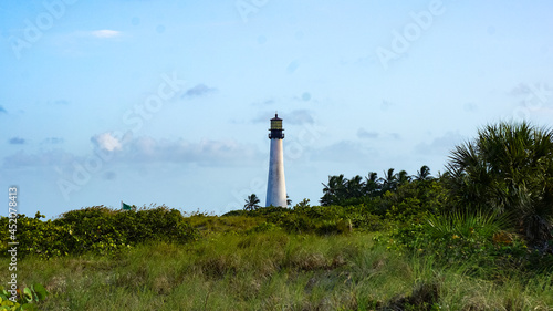 Cape Florida Light lighthouse in Key Biscayne, Florida