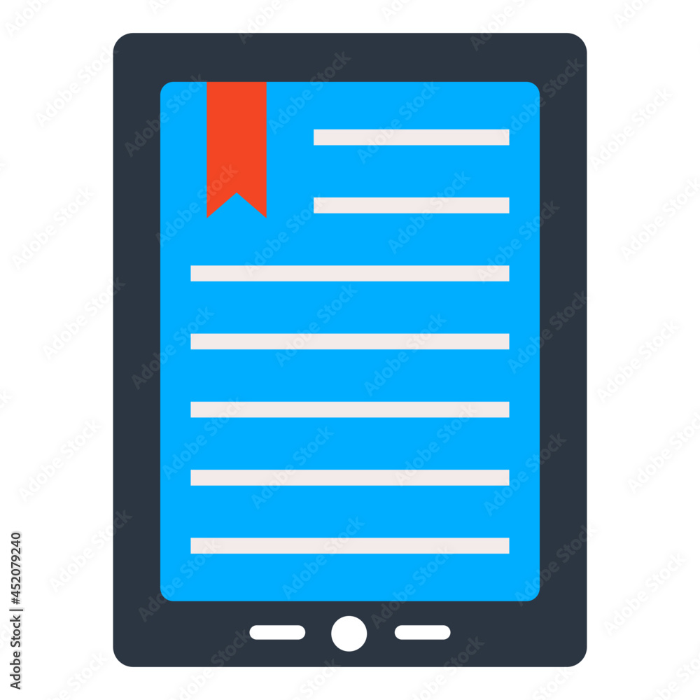 A unique design icon of online bookmark A unique design icon of online bookmark