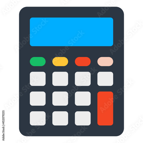 Modern style vector of calculator icon