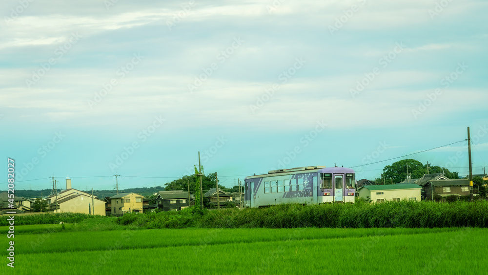 兵庫県・小野、加西市北条線風景
